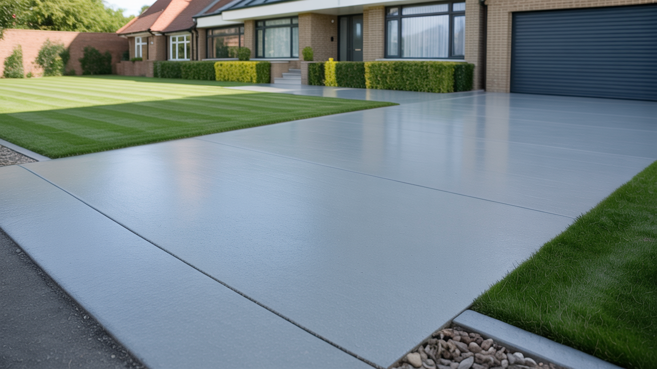 Modern Concrete Driveway